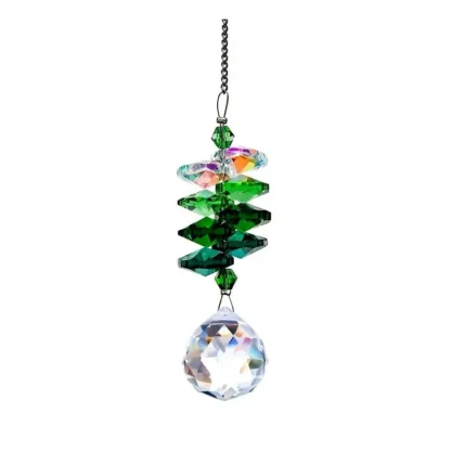 Sparkling Hues of Green Suncatchers